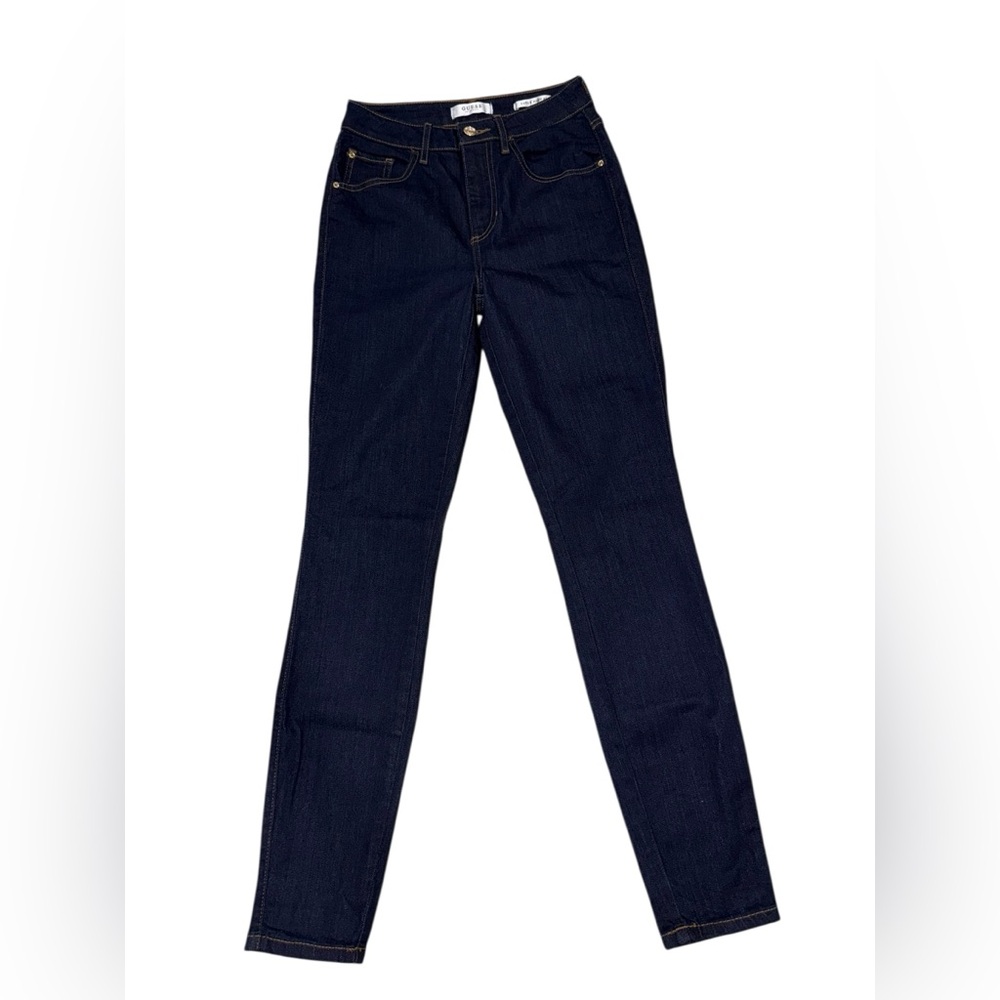 🔥3/$20🔥 Guess Classic Dark Blue Super High-Rise Women's Jeans Size 27